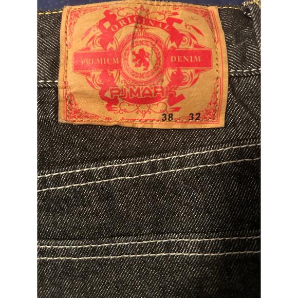 EUC PJ Mark High Quality Denim Jeans Straight Leg Dark Blue SIze 38 x 32 - Picture 2 of 6